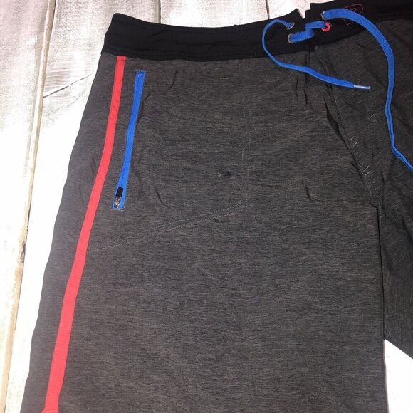 Pelagic The Wedge Board Shorts Mens 38 Ocean Blue Swim Trunks Fishing Beach - Picture 4 of 12